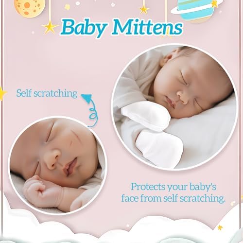 No Scratching Baby Mittens