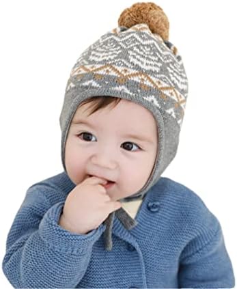LLmoway Baby Toddler Beanie Knit Hat with Pom