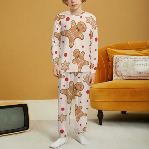 MEIKKO Kids Thermal Underwear Set Sugar Cookies Base Layers Boys Girls