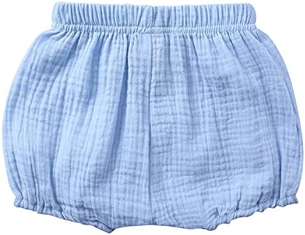 EISHOW Unisex Cotton Linen Stripe Shorts for Babies Summer Outfits