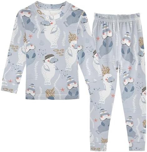 WIFIU Pajama Sets Ultra Soft Cozy 2-Piece Sleepwear for Kids