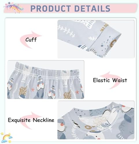 WIFIU Pajama Sets Ultra Soft Cozy 2-Piece Sleepwear for Kids