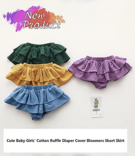 EISHOW Baby Girls Cotton Ruffle Shorts Bloomers