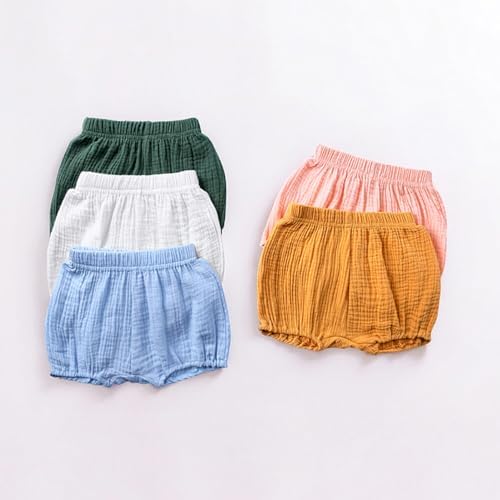 RUKOSU Baby Unisex Cotton Linen Shorts