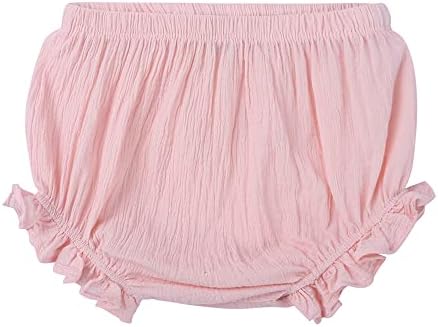 Cute Ruffle Overalls Toddler Girls Boys Soft Cotton Diaper Underwear