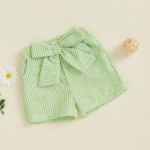 Biayxms Toddler Gingham Shorts