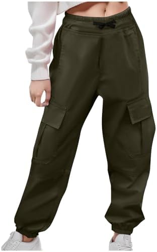 TANGNADE Girls Cargo Joggers