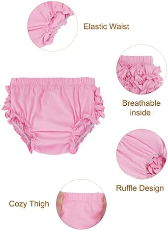 Diaper Cover for Toddlers Girls - Brand Name - Ruffled Soft Reusable