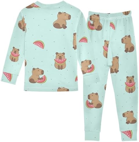 WIFIU Kids Pajama Sets Soft Cotton Long Sleeve Perfect for Sleep Play