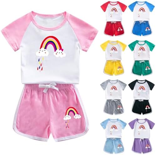Cute Rainbow Tracksuit for Toddlers