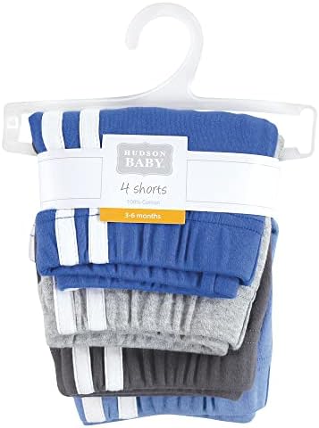 Hudson Baby - Soft comfy shorts 4-pack
