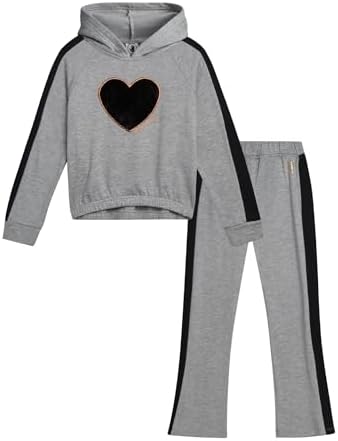 Body Glove Girls Flare Pant Set 2 Piece Cozy Fleece