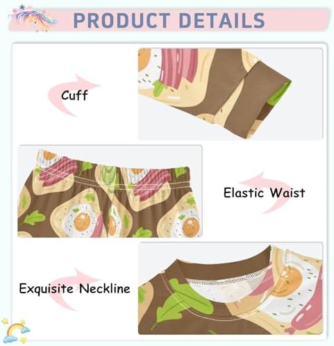 WIFIU Long Sleeve Pajama Sets Cotton Spandex Ultimate Comfort