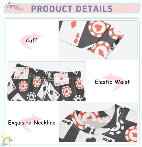 WIFIU 2 Piece Pajama Set for Kids 18M-8Y 1