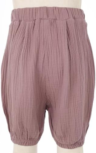 Kaerm Kids Boys Girls Casual Capri Pants Comfort Influencer