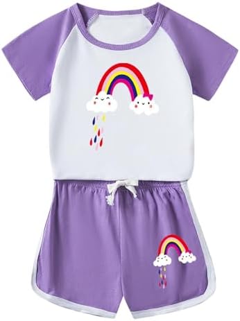 Cute Rainbow Tracksuit for Toddlers