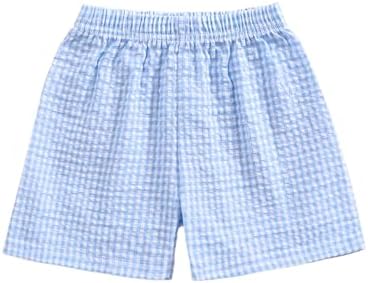 Fun Gingham Casual Shorts for Toddler Babies