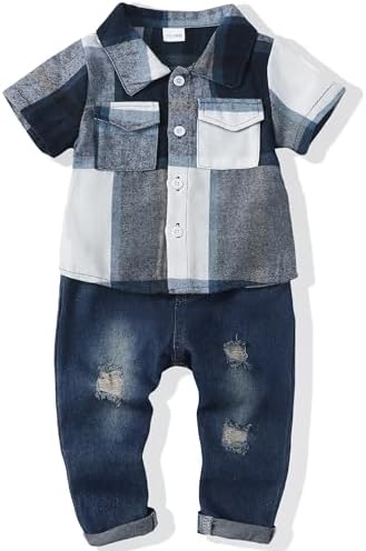 Renotemy Baby Boy Clothes Set Summer