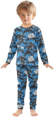 Cute Long Sleeve Pajama Set for Girls Ages 18M-8Y