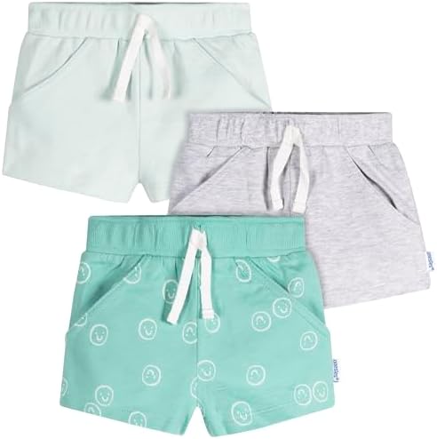 Onesies Brand - 3-Pack Knit Shorts for Baby Girls