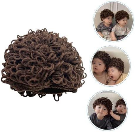 Cute Knitted Wig Hat for Boys and Girls