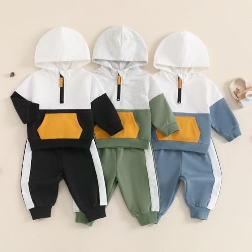 Infant Boys Cold-Hardy HOLLED Sweatshirt Pants Set