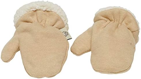 Sherpa Lined Fleece Baby Mittens for 024 Months