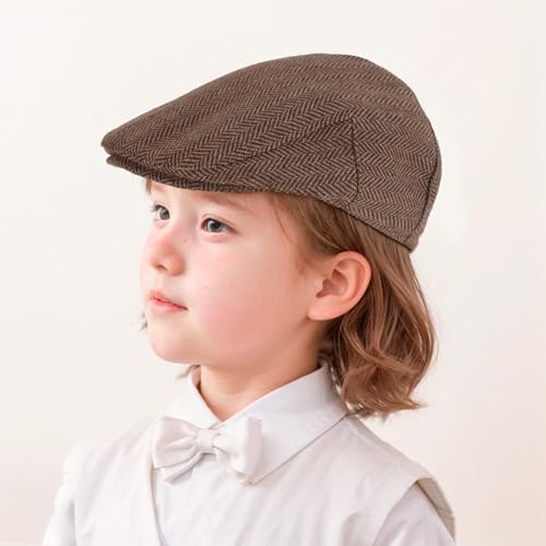 Toddler Boys Vintage Newsboy Cap Flat Beret