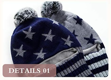 WxllzlifeKids Winter Knitted Hat for Boys and Girls