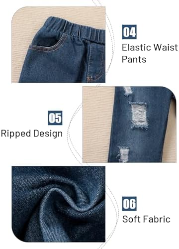 CocoRARA Toddler Boys Plaid Denim Set