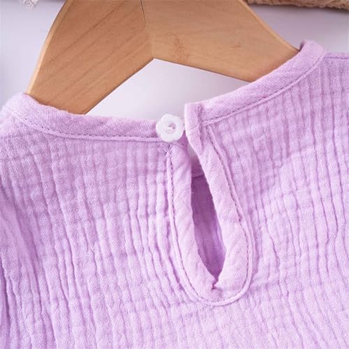 Summer 2-Piece Tank Top Ruffle Shorts for Toddler Girls Set