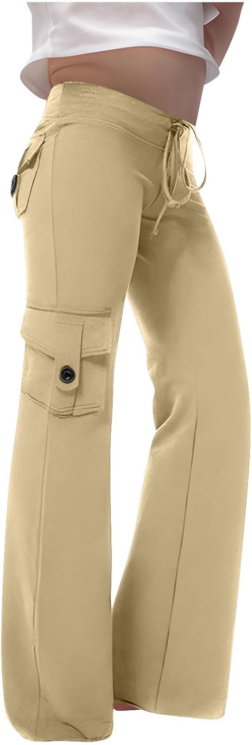 High Waist Cargo Pants for Girls
