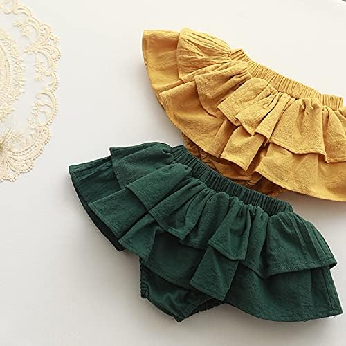 EISHOW Baby Girls Cotton Ruffle Shorts Bloomers