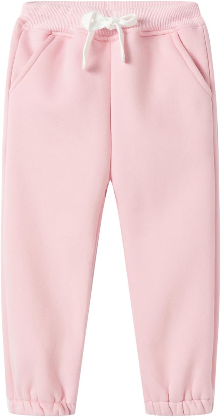 Mud Kingdom Kids Drawstring Sweatpants Solid Colors