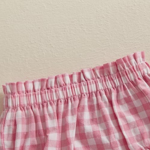 Newborn Plaid Cotton Bloomers Diaper Cover