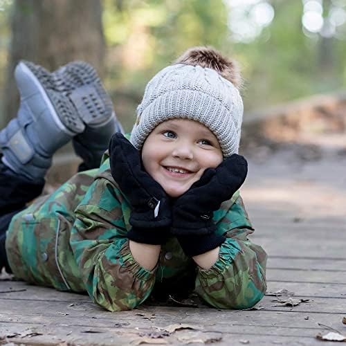 Warm Winter Fleece Mittens for toddlers super soft and easy on