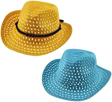 Cowboy Beach Swim Straw Hat for Toddler - Bring Fun in the Sun