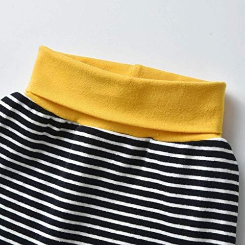 AMIMOJY Boys Girls Striped Long-Sleeve Hoodie Set