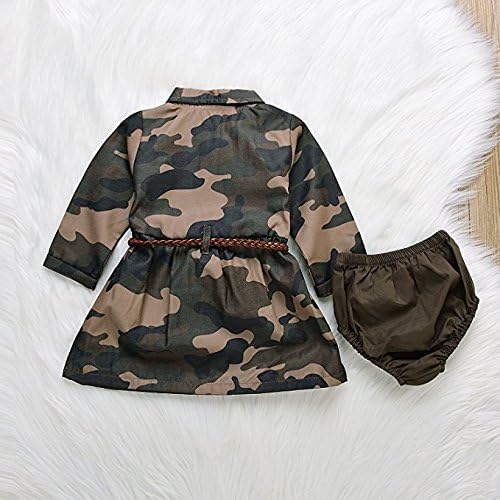 IWOKA Baby Girls Camouflage Skirt Set