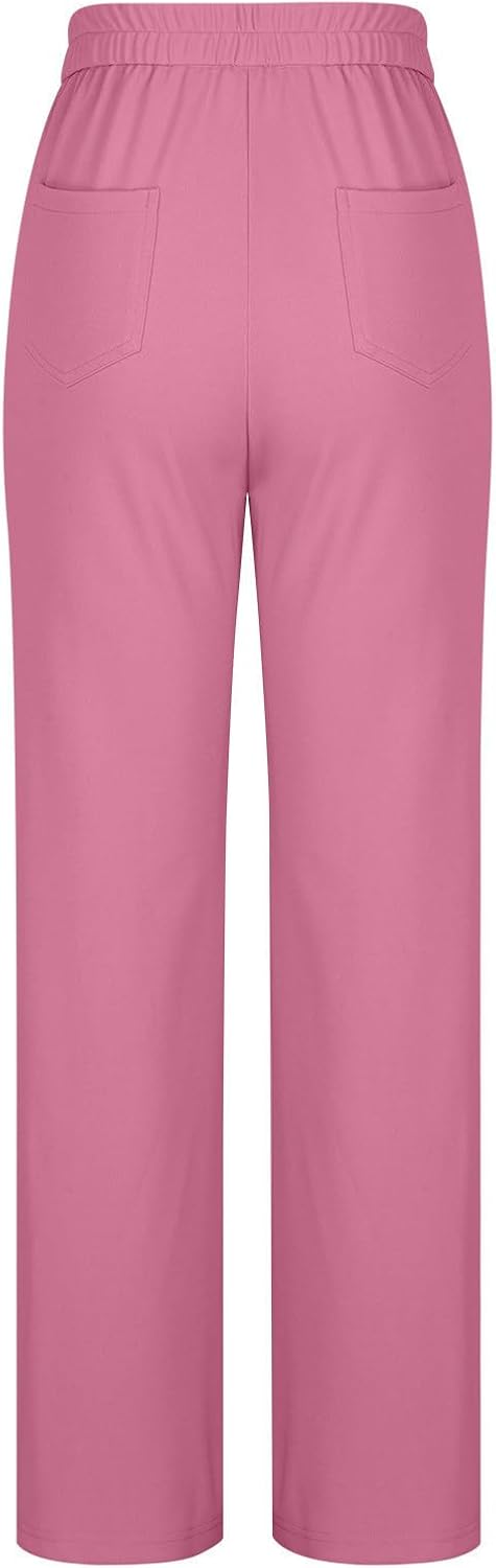 Girls High Waist Yoga Pants with Kickback Design and Side Pockets