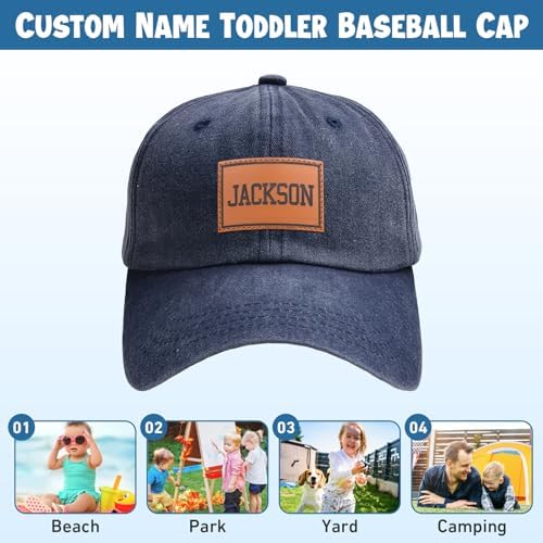 Personalized Toddler baseball cap with adjustable size