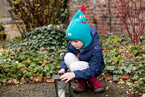 Warm 100 Merino Wool Turquoise Hat for Kids