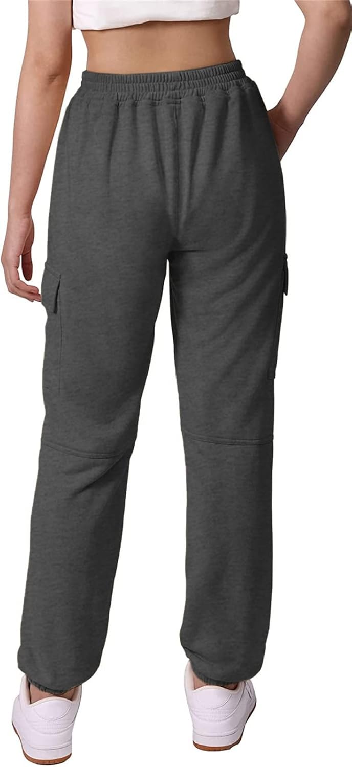 SANGTREE Girls Drawstring Cargo Jogger Pants