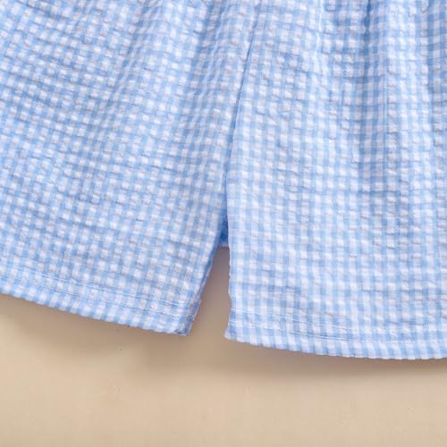 Fun Gingham Casual Shorts for Toddler Babies