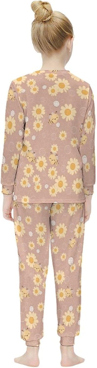 Cute Bee Pattern Girls Set