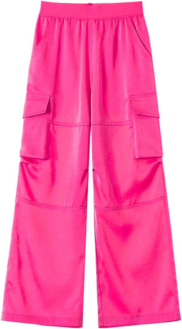 Lightweight Silky Jogger Pants for Girls Kids Toddler
