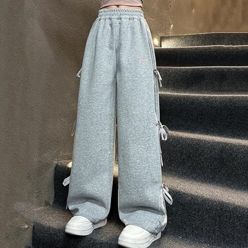 Trendy Wide Leg Sweatpants for Girls 4-14 Years