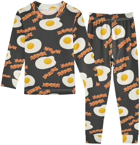 WIFIU Pajama Sets - Soft Cotton Long Sleeve Sleepwear for Girls 18M-8Y