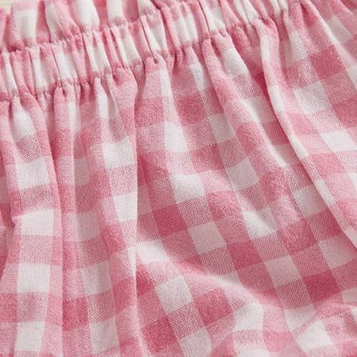 Newborn Plaid Cotton Bloomers Diaper Cover