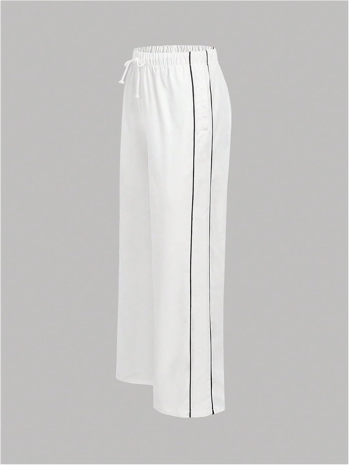 WDIRARA Girls Lightweight ContrastPanted Workout Pants
